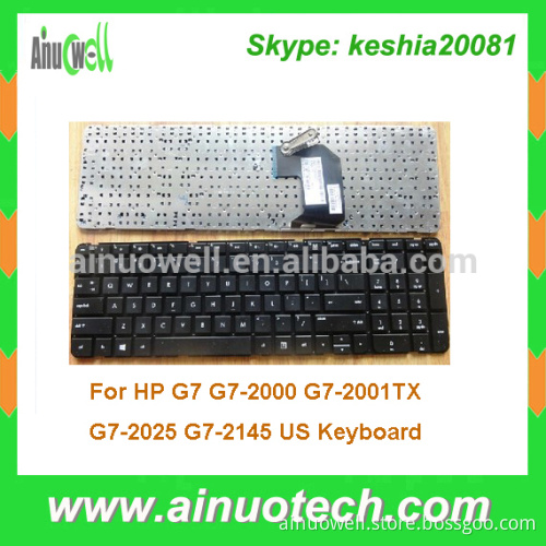 US Notebook Keyboard Wholesale For HP G7 G7T G7-1000 G7-1100 G7-1200 US Laptop Keyboard US PL IT TR GR LA AR SP PO RU